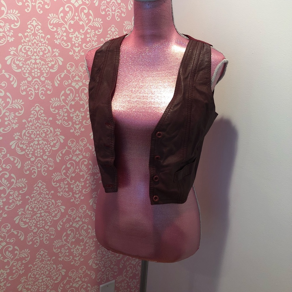 Leather vest
